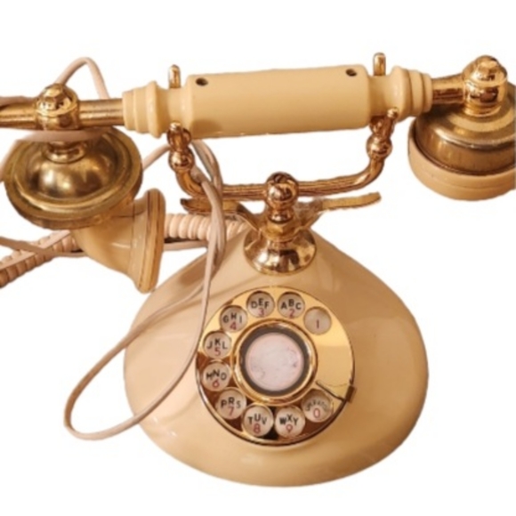 great American telephone company Other - VINTAGE Rotary Dial Telephone French Style SWEET TALK